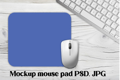 Mouse pad mockup | PSD file | Mouse pad template