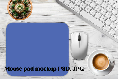 Mouse pad mockup | Mockup PSD file | Mouse pad template
