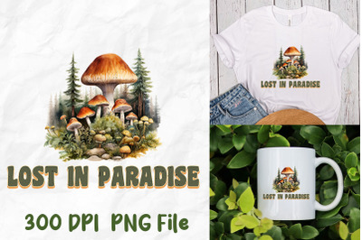 Lost In Paradise Hippie Mushroom Forest