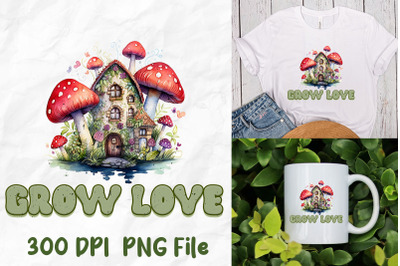 Grow Love Hippie Mushroom House