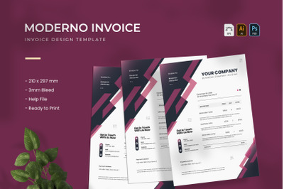 Moderno - Invoice