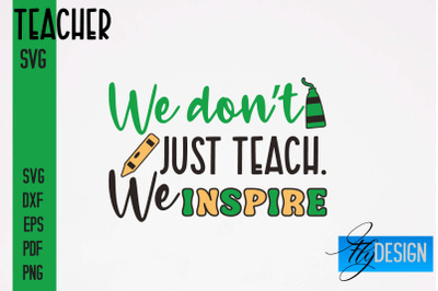 Teacher SVG Design | Funny Quotes SVG Design | School SVG