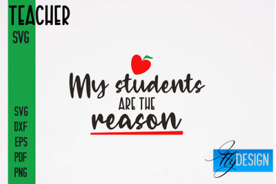 Teacher SVG Design | Funny Quotes SVG Design | School SVG