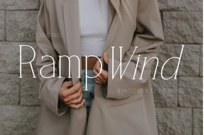 Rampwind Typeface