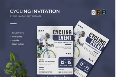 Cycling - Event Invitation