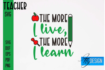 Teacher SVG Design | Funny Quotes SVG Design | School SVG