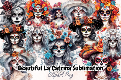 Beautiful La Catrina Sublimation Bundle