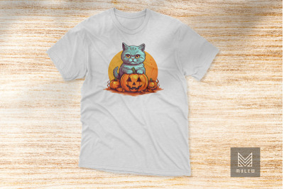 British Shorthair Halloween Sublimation