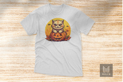 Russian Blue Cat Halloween Sublimation