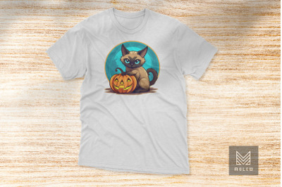 Siamese Cat Halloween Sublimation