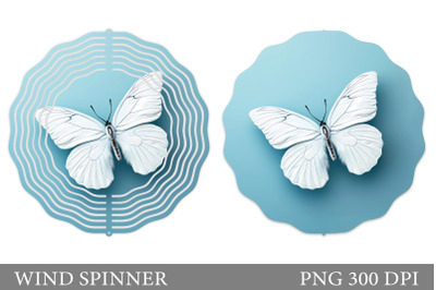 Butterfly Wind Spinner Sublimation. Butterfly Spinner Design