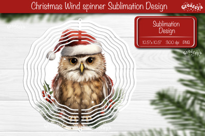 Christmas wind spinner Sublimation Christmas Animal sublimation wind s