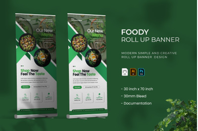 Foody - Roll Up Banner