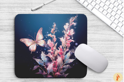 Delicate Snapdragon Flowers Mouse Pad