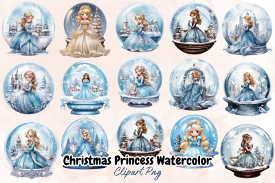 Christmas Princess in Snow Globe Bundle