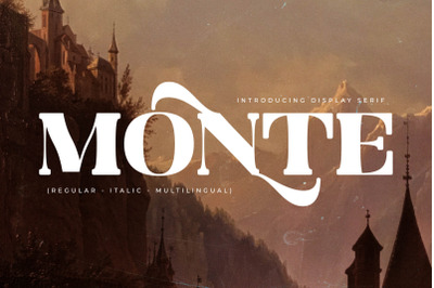 Monte Typeface