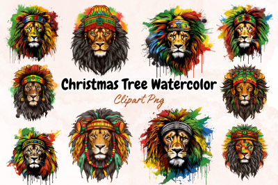 Juneteenth Lion Sublimation Clipart