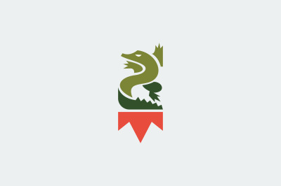 dragon vector template logo design