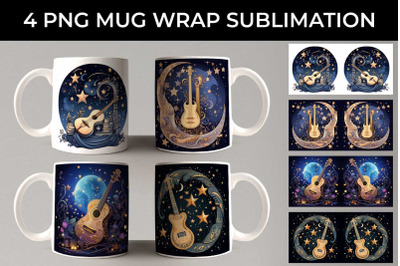 Celestial Serenade - Boho Mug Wrap Sublimation Bundle