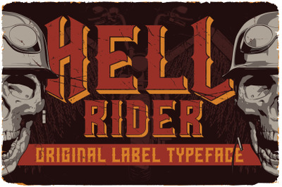 Hell Rider Layered Font