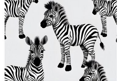 Cute Baby Zebra Animals Sublimation