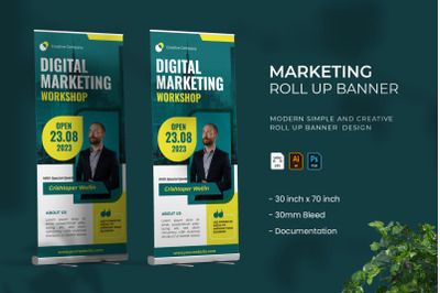 Digital Marketing - Roll Up Banner