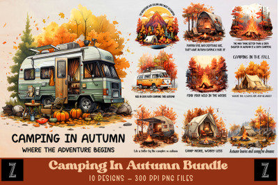Camping In Autumn Bundle