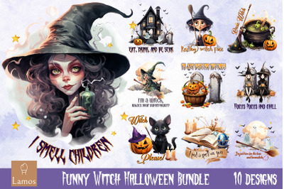 Funny Witch Halloween Bundle