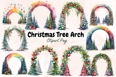 Christmas Tree Arch Sublimation Bundle