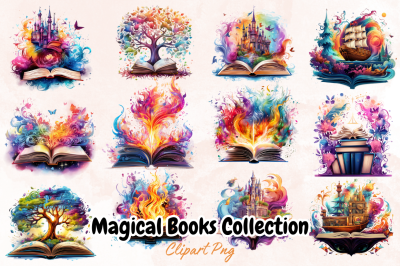 Magical Books Collection Sublimation