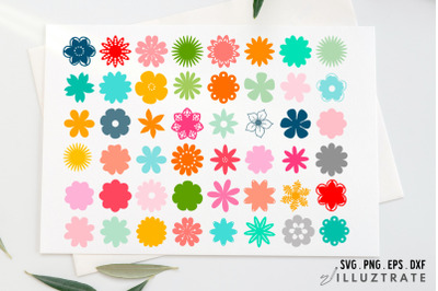 Floral Elements SVG Cut Files | Flower PNG Files | Flowers