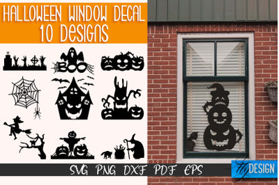 Halloween Window Decal SVG | Halloween SVG Design | Bat Design