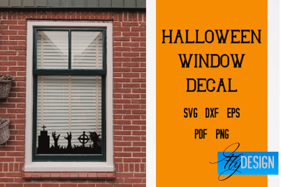 Halloween Window Decal SVG | Halloween SVG Design | Bat Design