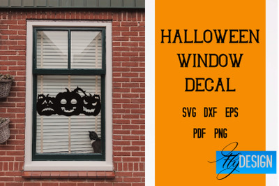 Halloween Window Decal SVG | Halloween SVG Design | Bat Design