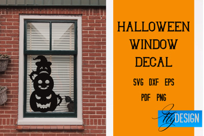 Halloween Window Decal SVG | Halloween SVG Design | Bat Design