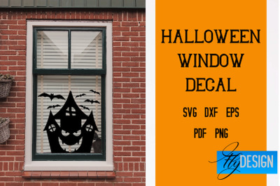 Halloween Window Decal SVG | Halloween SVG Design | Bat Design