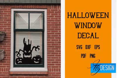 Halloween Window Decal SVG | Halloween SVG Design | Bat Design