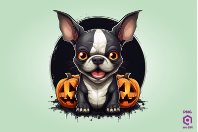 Halloween Boston Terrier Dog