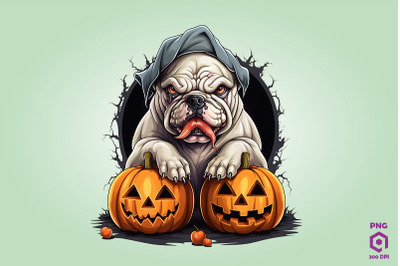 Halloween Bulldog Dog 2