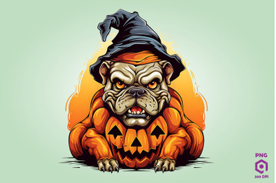 Halloween Bulldog Dog 5