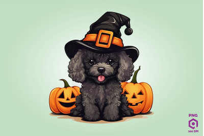 Halloween Poodle Dog