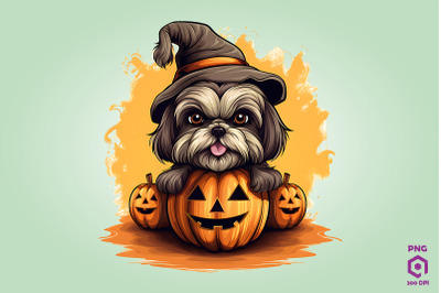 Halloween Shih Tzu Dog 1