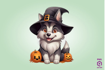 Halloween Siberian Husky Dog 3