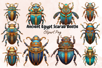 Ancient Egypt Scarab Beetle Sublimation