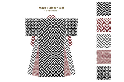 Maze Pattern Set 17