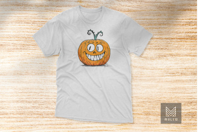 Hand Drawn Cartoon Pumpkin Clipart