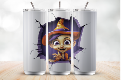 Witch tumbler sublimation PNG Halloween tumbler