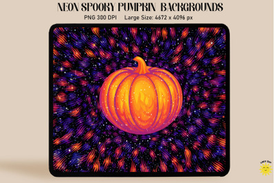 Psychedelic Spooky Halloween Pumpkin