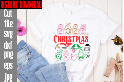 2023 Christmas Crew SVG cut file&2C;Mega Retro Christmas Svg Bundle&2C; Retr