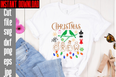 Christmas Crew SVG cut file&2C;Mega Retro Christmas Svg Bundle&2C; Retro Meg